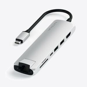 Satechi Aluminium Type-C Slim Multiport Silver