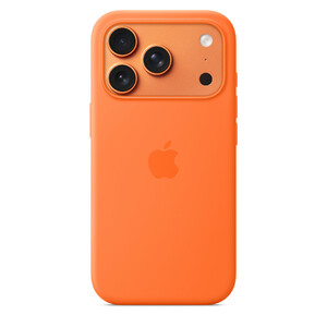 Apple iPhone 17 Pro Silicone Case with MagSafe – Orange