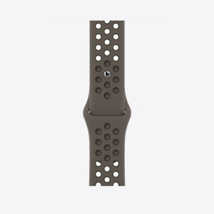 Apple Watch Nike Midnight Olive Gray/Cargo Khaki Sport Band Regular 45mm