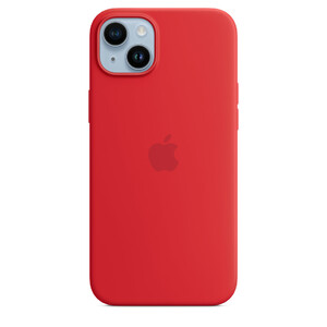 Apple iPhone 14 Plus Silicone Case with MagSafe - Red