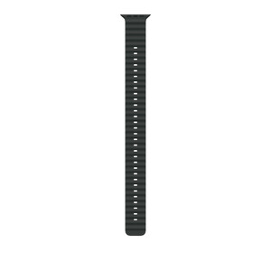 Apple Watch 49mm Band: Black Ocean Band Extension - Black Titanium Finish
