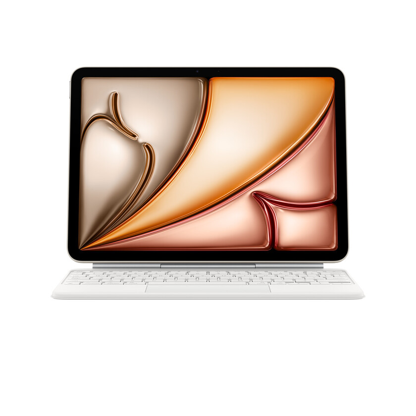 Magic Keyboard for iPad Air 11-inch (M3) - Bulgarian - White