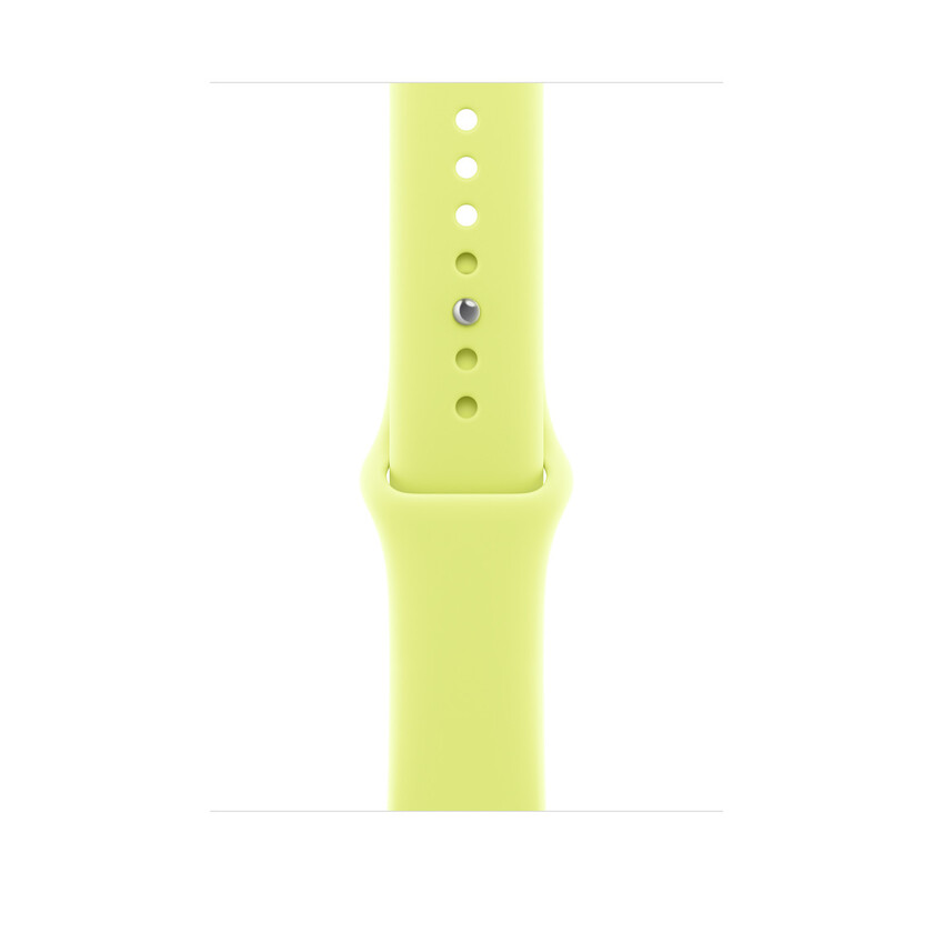 Apple Watch 46mm Band: Neon Yellow Sport Band - M/L - SEASONAL