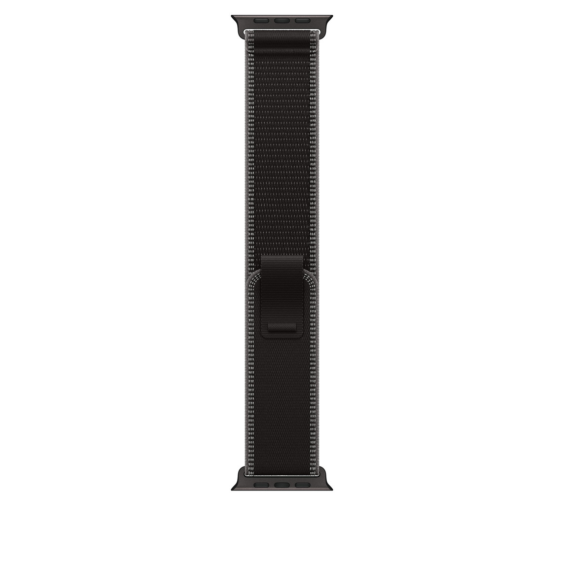 Apple Watch 49mm Loop: Black/Charcoal Trail Loop - M/L - Black Titanium Finish