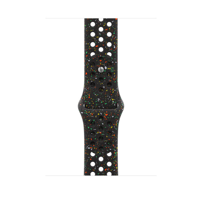 Apple Watch 46mm Band: Midnight Black Nike Sport Band - M/L