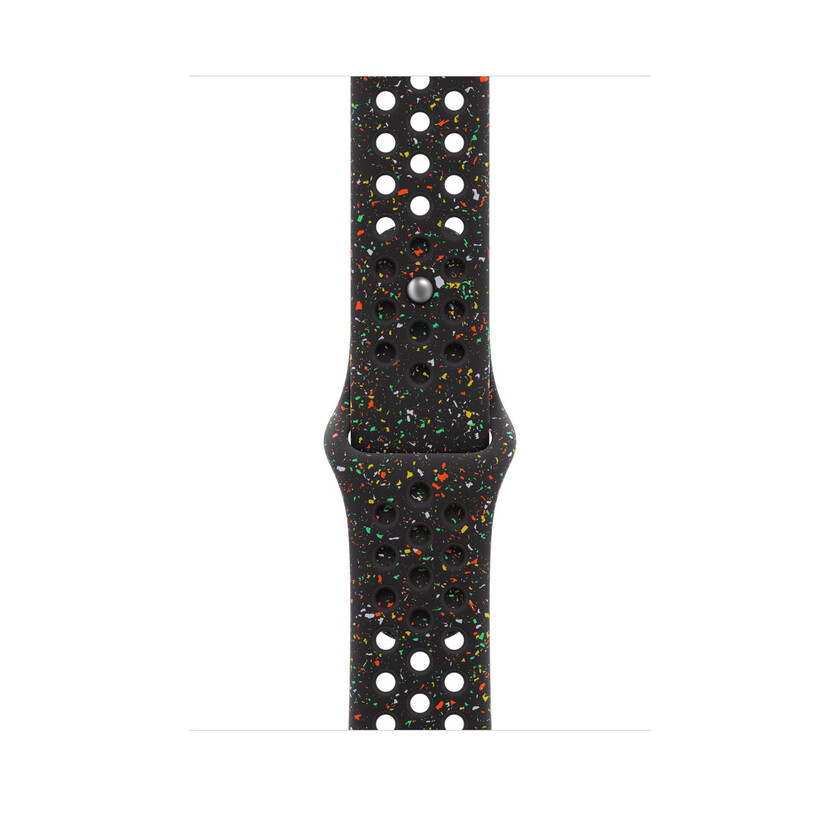 Apple Watch 46mm Band: Midnight Black Nike Sport Band - M/L