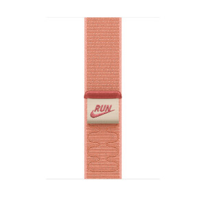 Apple Watch 46mm Loop: Alpenglow Pink Nike Sport Loop
