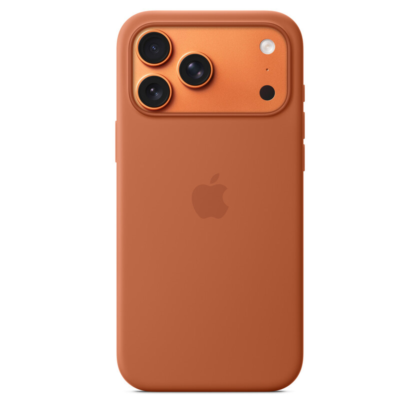 Apple iPhone 17 Pro Max Silicone Case with MagSafe – Terra Cotta