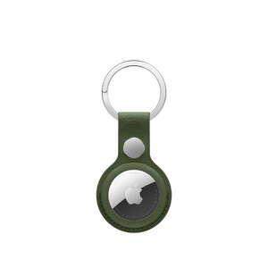 Apple AirTag FineWoven Key Ring - Moss