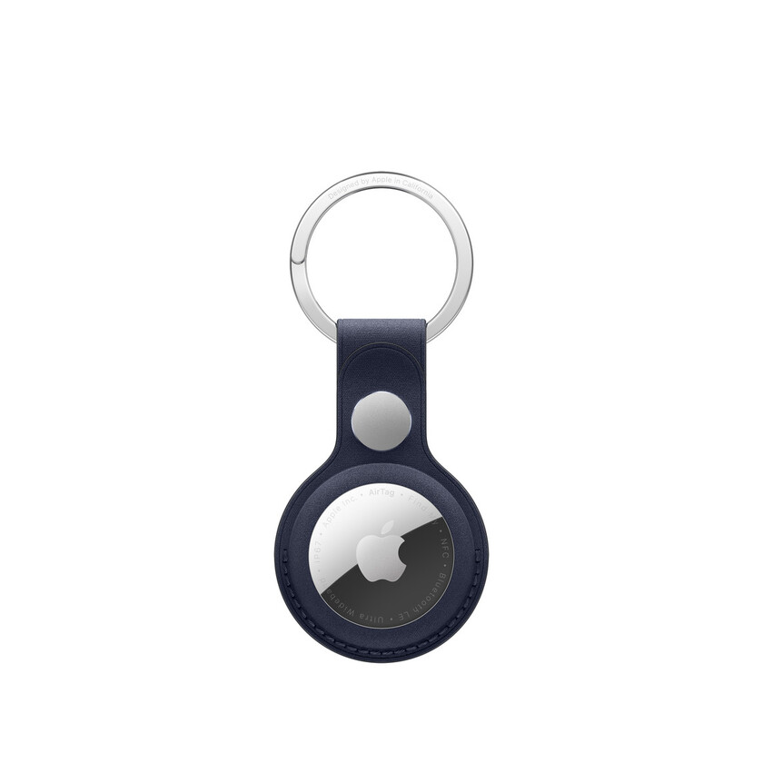 Apple AirTag FineWoven Key Ring - Navy