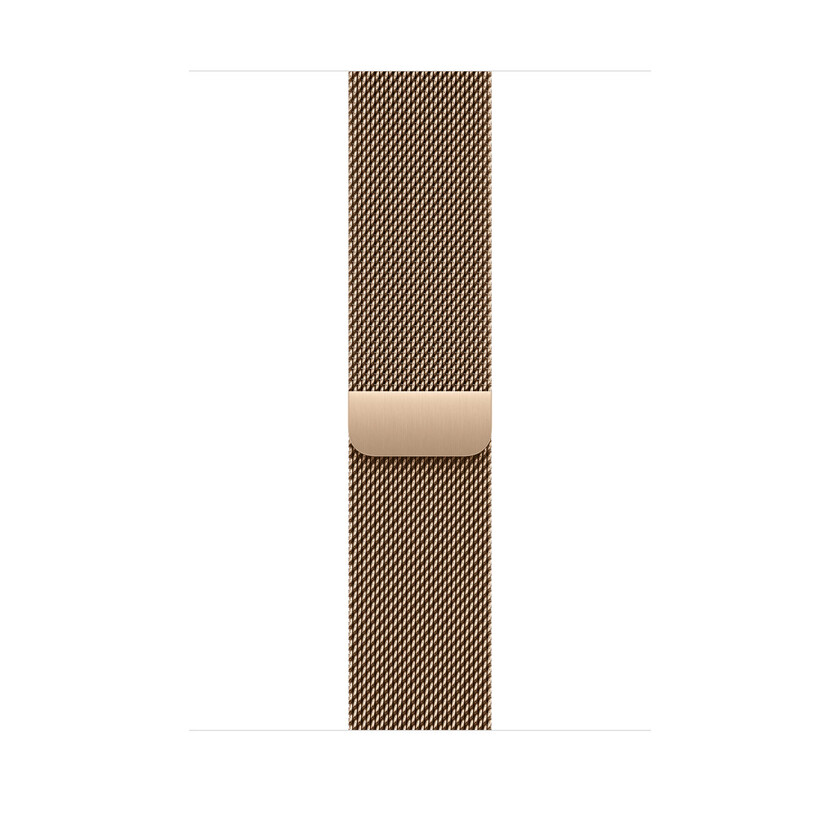 Apple Watch 46mm Loop: Gold Milanese Loop - S/M