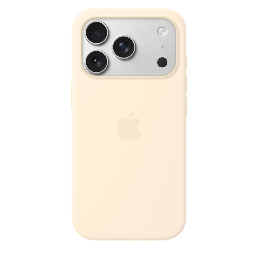Apple iPhone 17 Pro Silicone Case with MagSafe - Vanilla (SEASONAL)