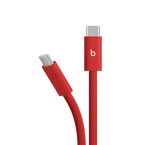 Beats 240W USB-C to USB-C Braided Cable (3 m ) - Rapid Red