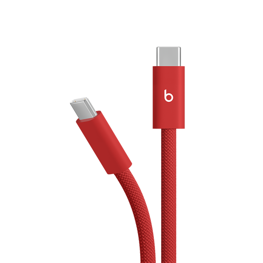 Beats 240W USB-C to USB-C Braided Cable (3 m ) - Rapid Red