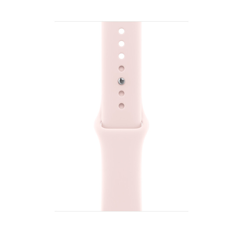 Apple Watch 46mm Sport Band: Soft Pink Sport Band - S/M (SEASONAL)