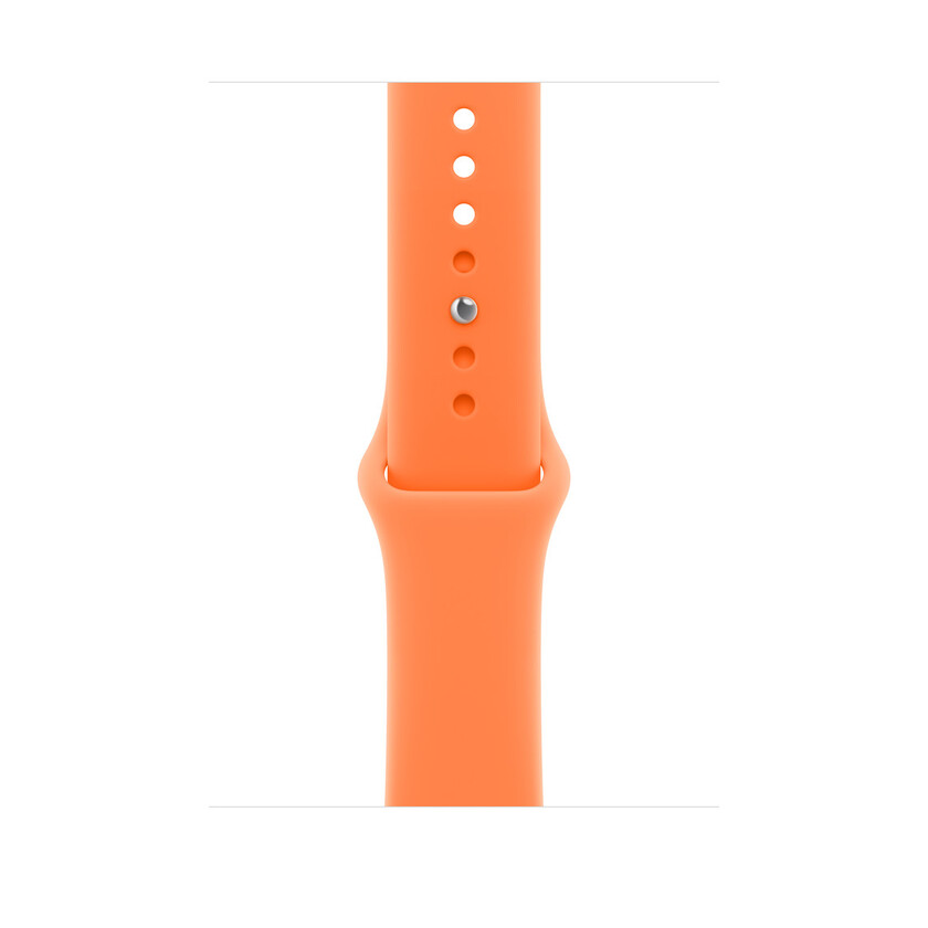 Apple Watch 46mm Sport Band: Clementine Sport Band - S/M (SEASONAL)