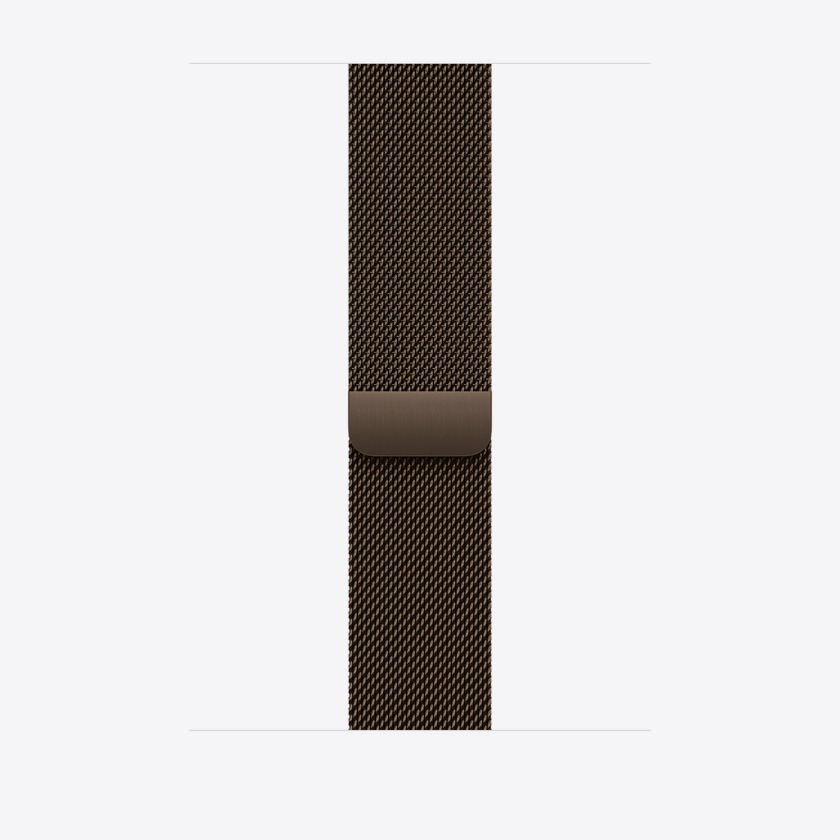 Apple Watch 46mm Milanese Loop: Dark Bronze Milanese Loop - M/L