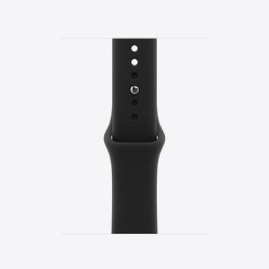 Apple Watch 42mm Sport Band: Black Sport Band - M/L
