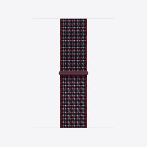 Apple Watch 42mm Sport Loop: Burgundy Plaid Sport Loop