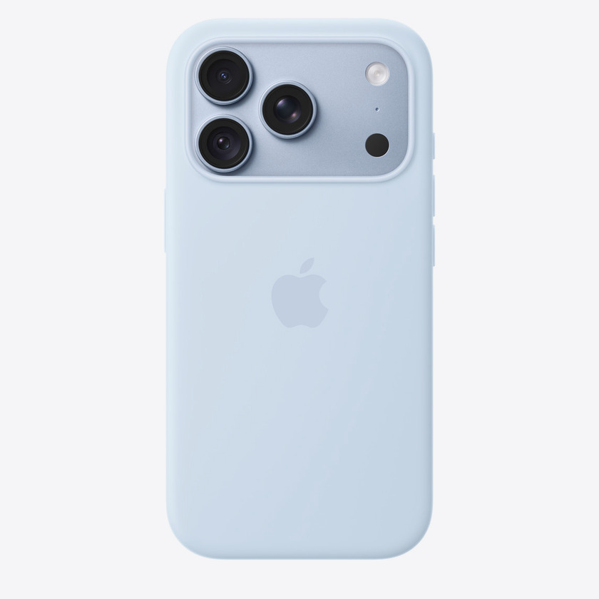 Apple iPhone 18 Pro Silicone Case with MagSafe - Crisp Blue