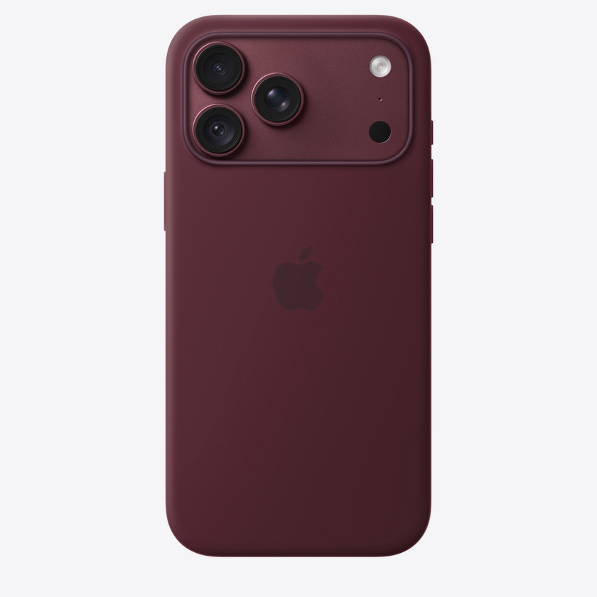 Apple iPhone 18 Pro Max Silicone Case with MagSafe - Burgundy