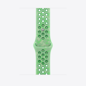 Apple Watch 46mm Sport Band: Green Spark Nike Sport Band - M/L