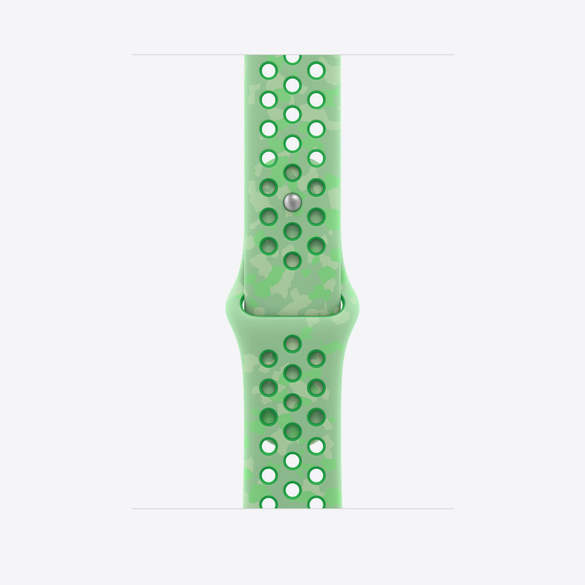 Apple Watch 46mm Sport Band: Green Spark Nike Sport Band - M/L