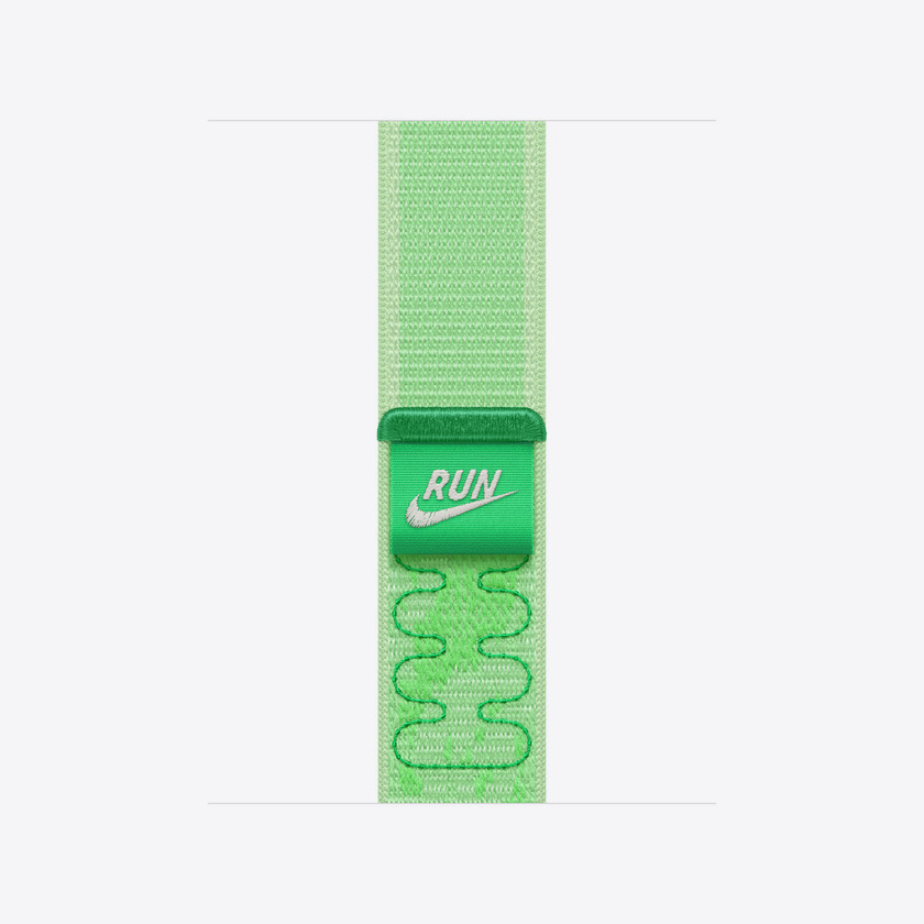 Apple Watch 42mm Sport Loop: Green Spark Nike Sport Loop