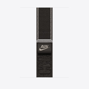 Apple Watch 46mm Sport Loop: After Dark Black Nike Sport Loop