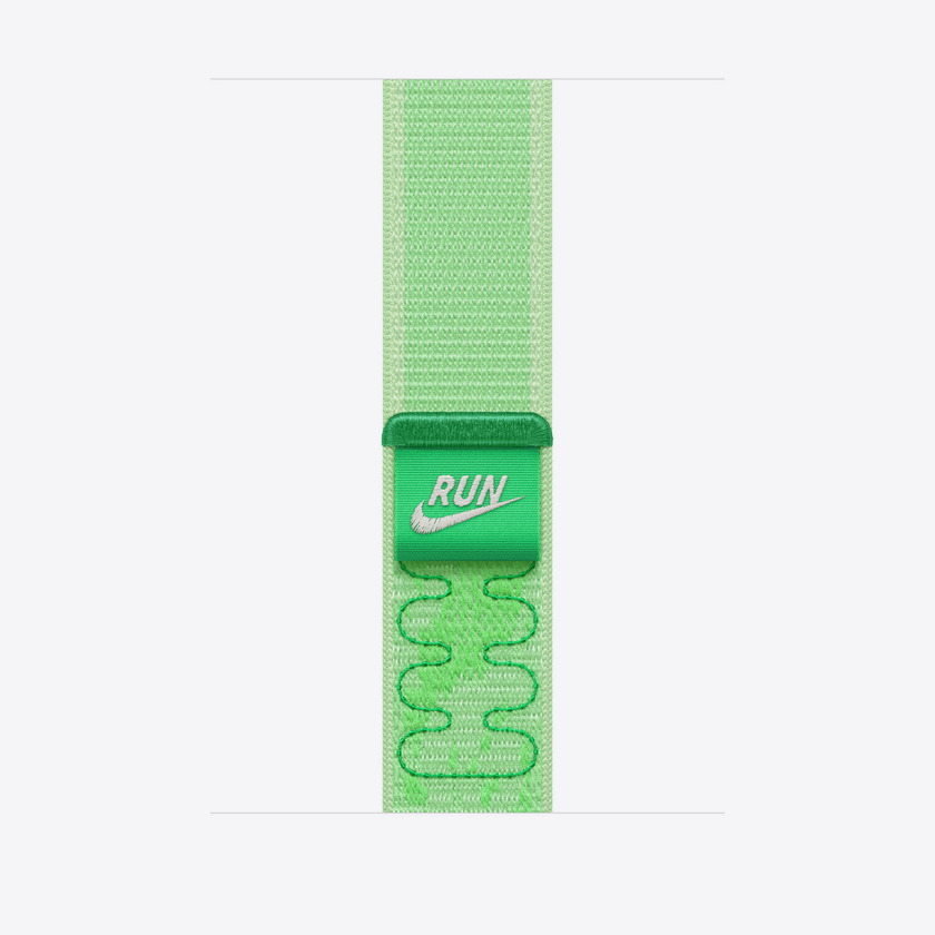 Apple Watch 46mm Sport Loop: Green Spark Nike Sport Loop