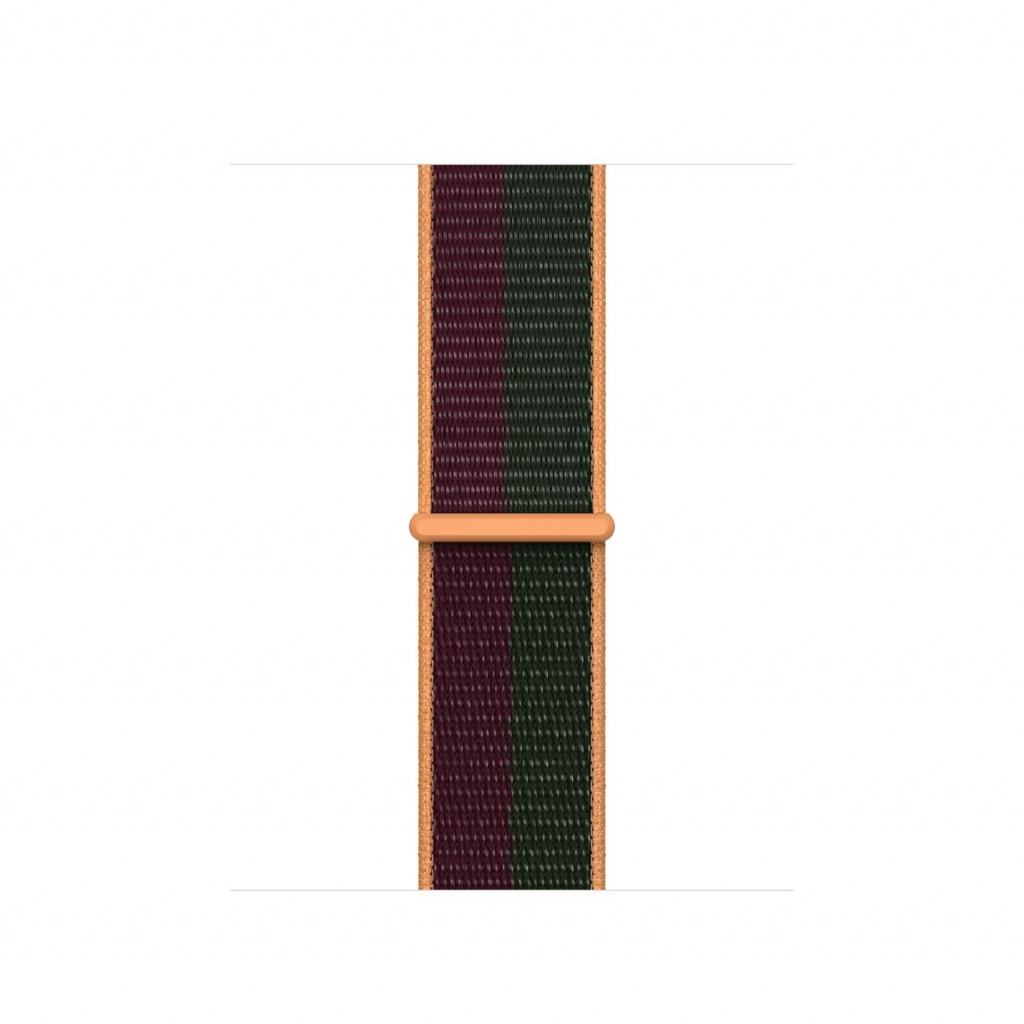 Apple Watch Dark Cherry/Forest Green Sport Loop Regular 41mm