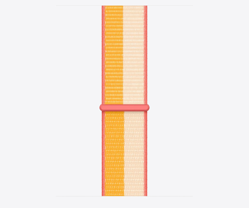Apple Watch Maize/White Sport Loop Regular 45mm