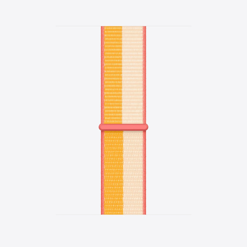 Apple Watch Maize/White Sport Loop Regular 45mm