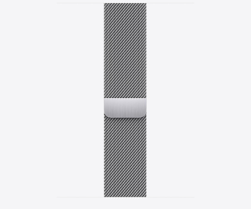 Apple Watch Silver Milanese Loop 45mm