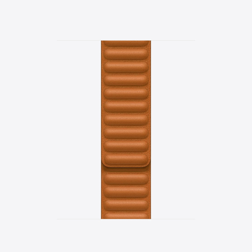 Apple Watch Golden Brown Leather Link 41mm M/L