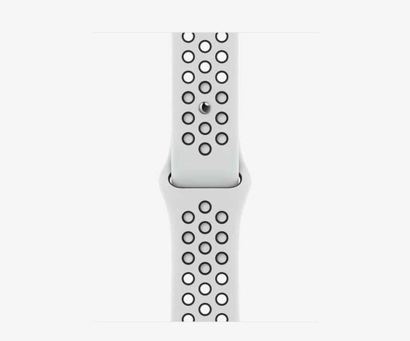 Apple Watch Nike Pure Platinum/Black Sport Band Regular 41mm