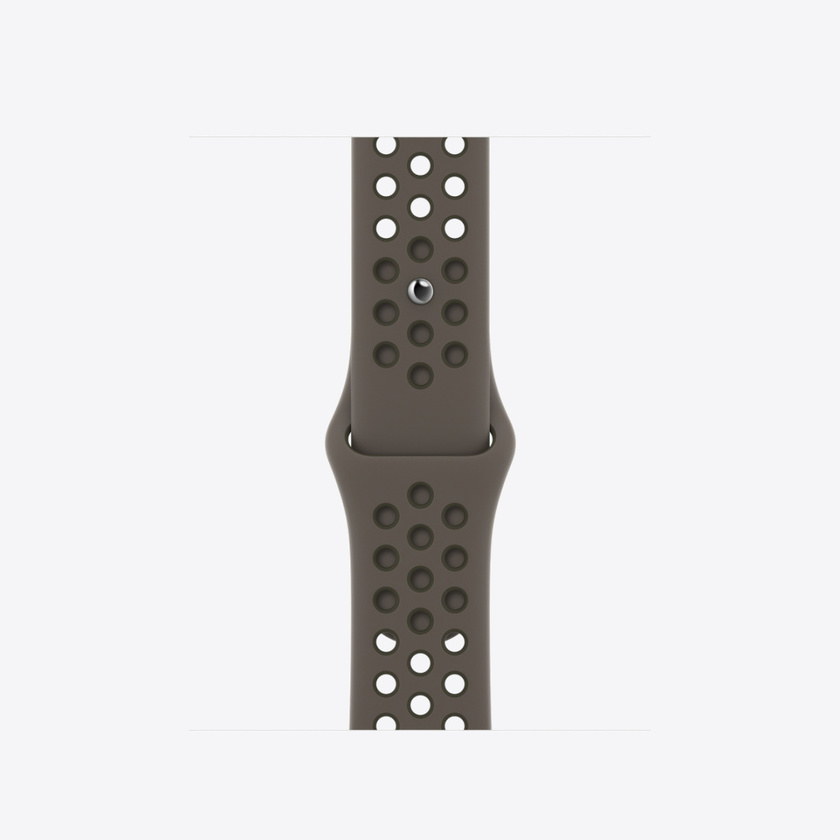Apple Watch Nike Midnight Olive Gray/Cargo Khaki Sport Band Regular 41mm