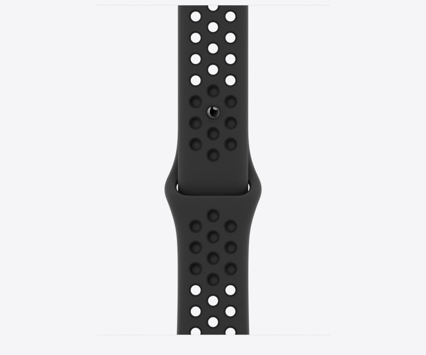 Apple Watch Nike Anthracite/Black Sport Band Regular 45mm