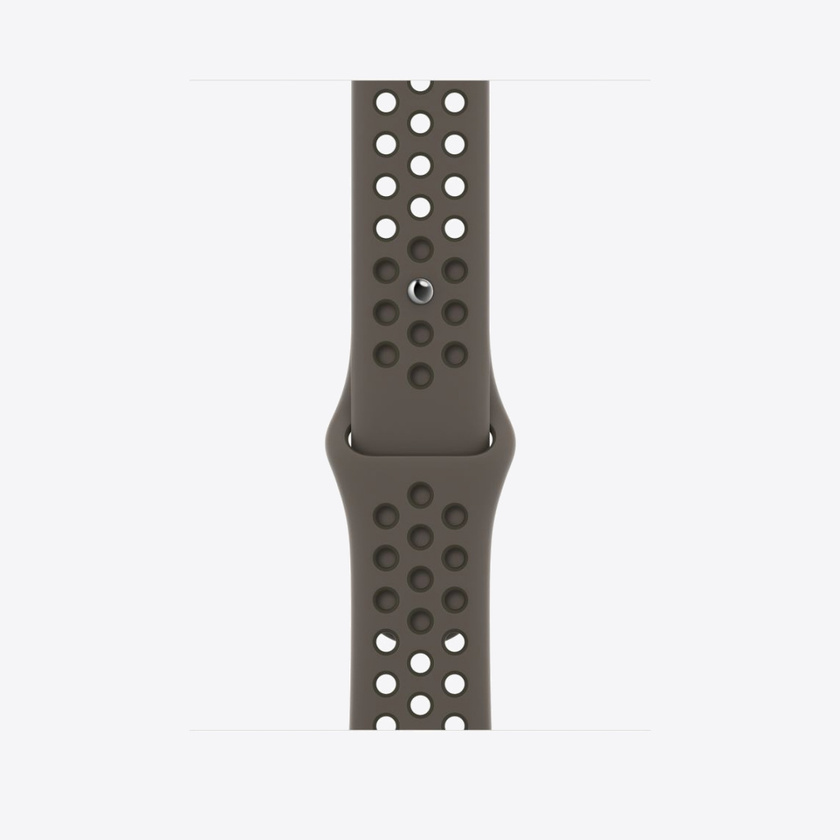 Apple Watch Nike Midnight Olive Gray/Cargo Khaki Sport Band Regular 45mm
