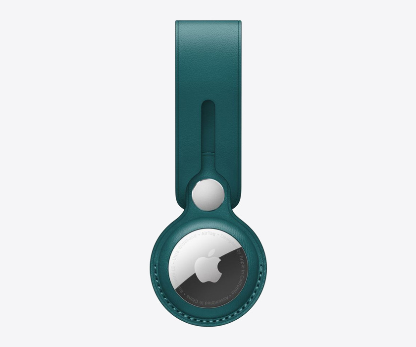 Apple AirTag Leather Loop Forest Green (Seasonal Summer 2021)