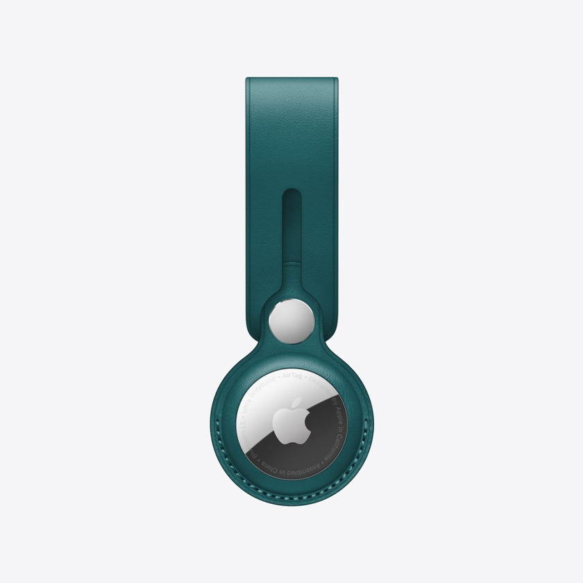 Apple AirTag Leather Loop Forest Green (Seasonal Summer 2021)