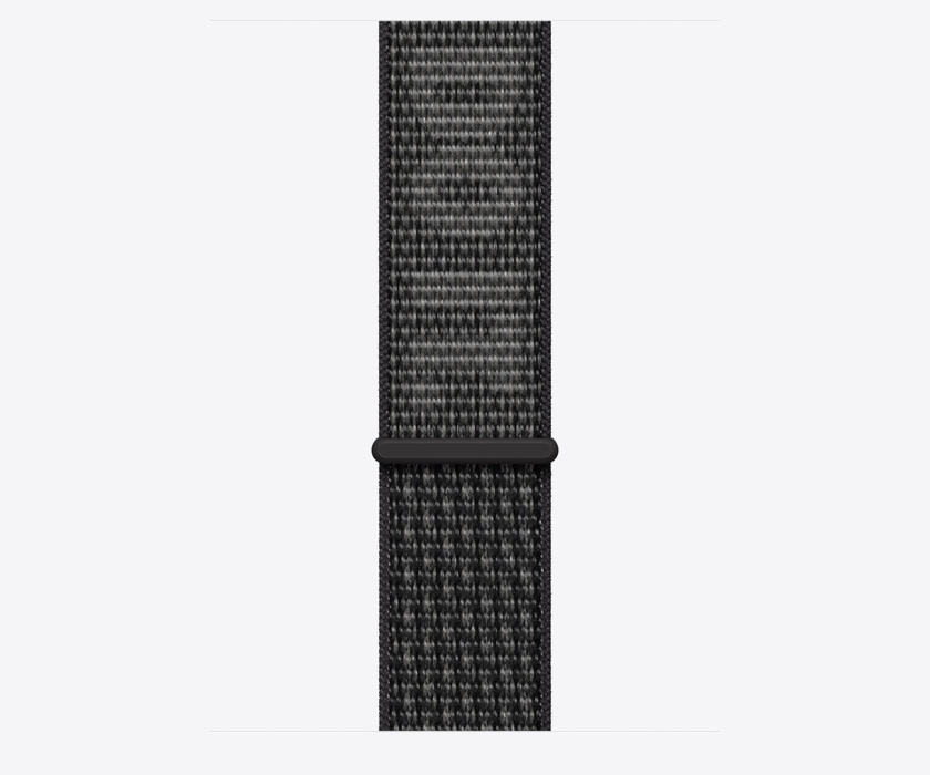 Apple Watch 45mm Nike Band Black/Summit White Nike Sport Loop