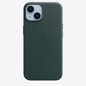 Apple iPhone 14 Leather Case with MagSafe - Forest Green