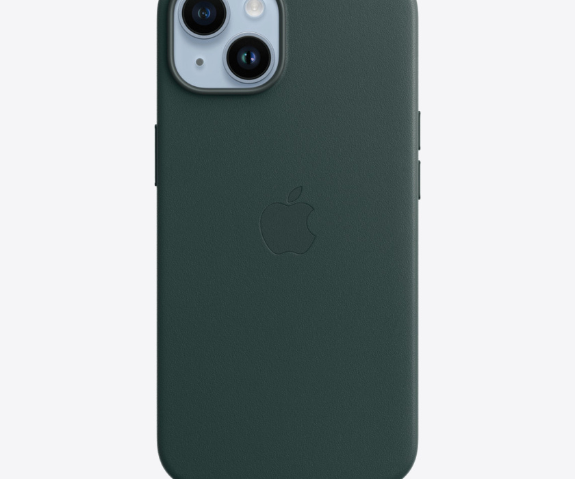 Apple iPhone 14 Leather Case with MagSafe - Forest Green