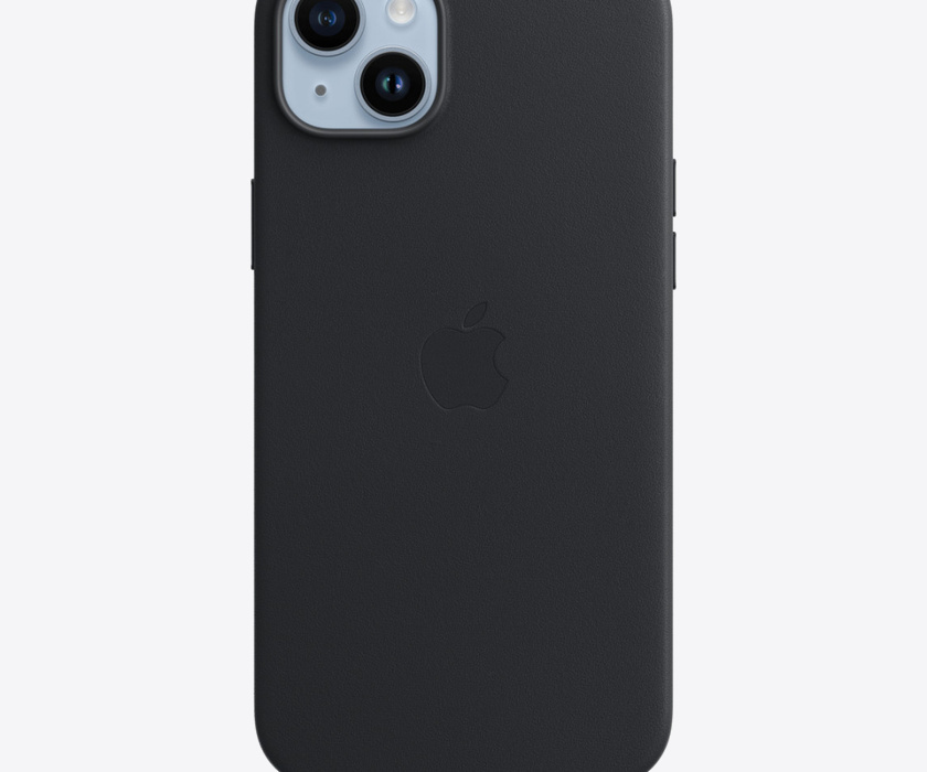 Apple iPhone 14 Plus Leather Case with MagSafe - Midnight