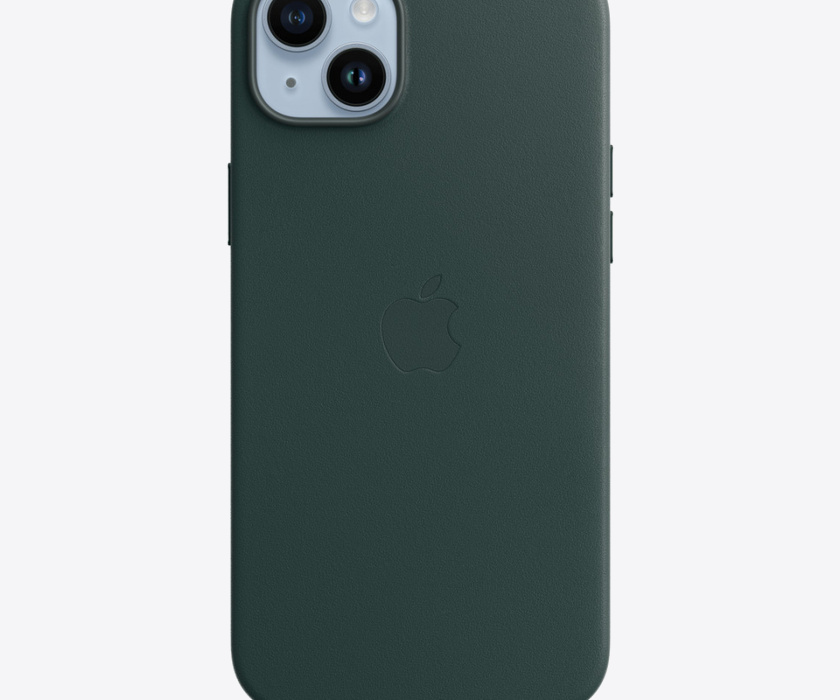Apple iPhone 14 Plus Leather Case with MagSafe - Forest Green