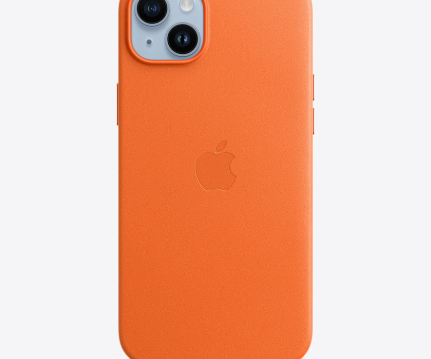 Apple iPhone 14 Plus Leather Case with MagSafe - Orang