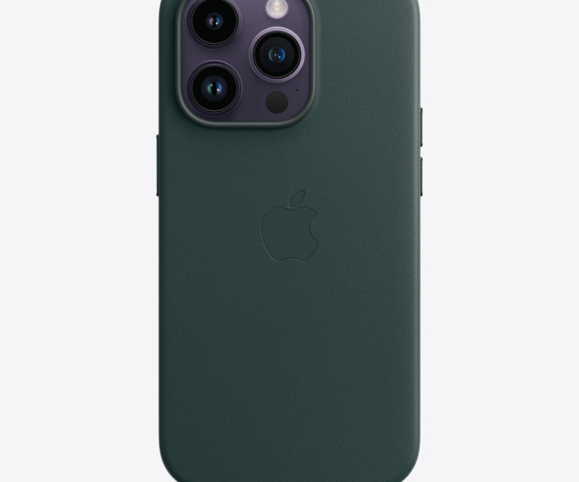 Apple iPhone 14 Pro Leather Case with MagSafe - Forest Green