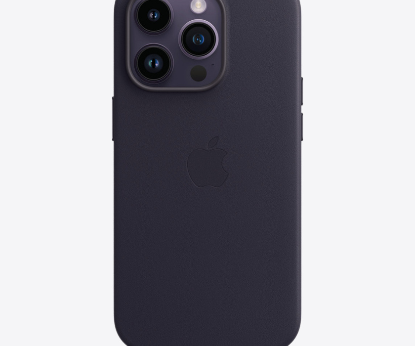 Apple iPhone 14 Pro Leather Case with MagSafe - Ink