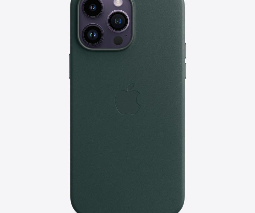 Apple iPhone 14 Pro Max Leather Case with MagSafe - Forest Green